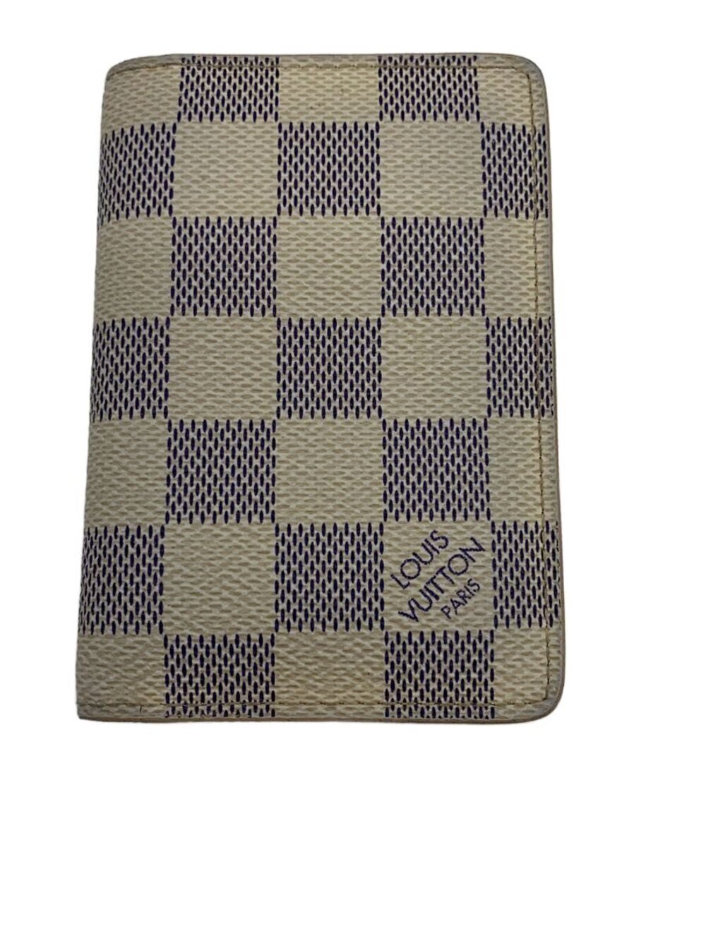 LOUIS VUITTON Organizer de Poche Damier Azur White All over